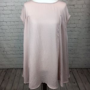 Blush Cap Sleeve Tunic